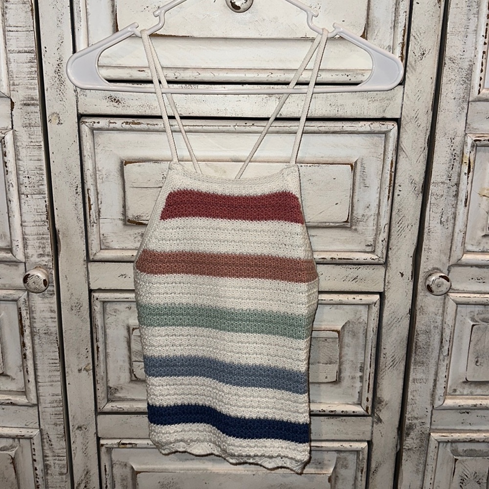 Hollister knitted tank top